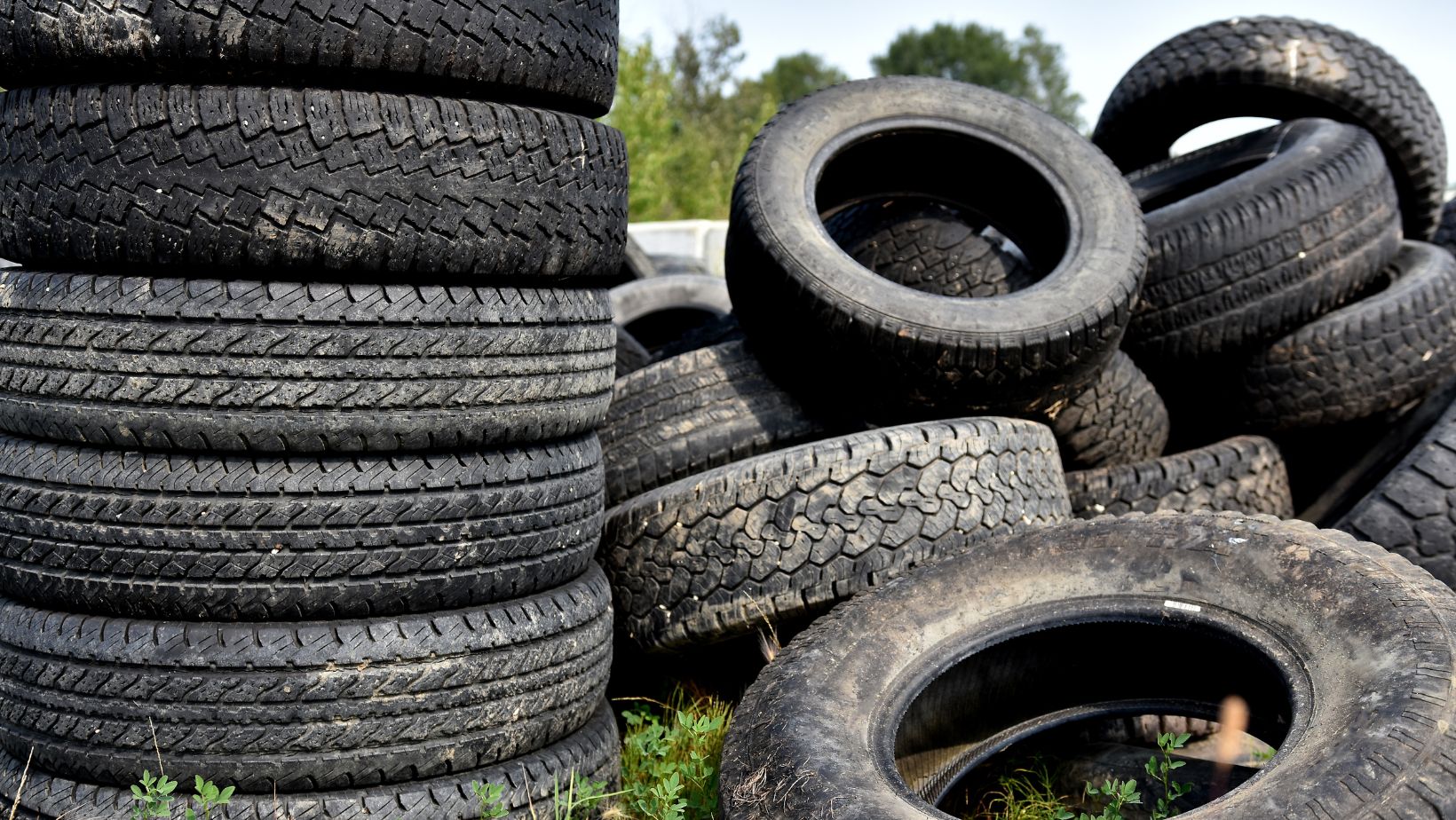 tires are not recyclable if they are damaged