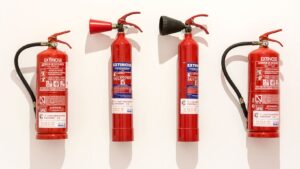 identify the equipment best suited for extinguishing each type of fire.