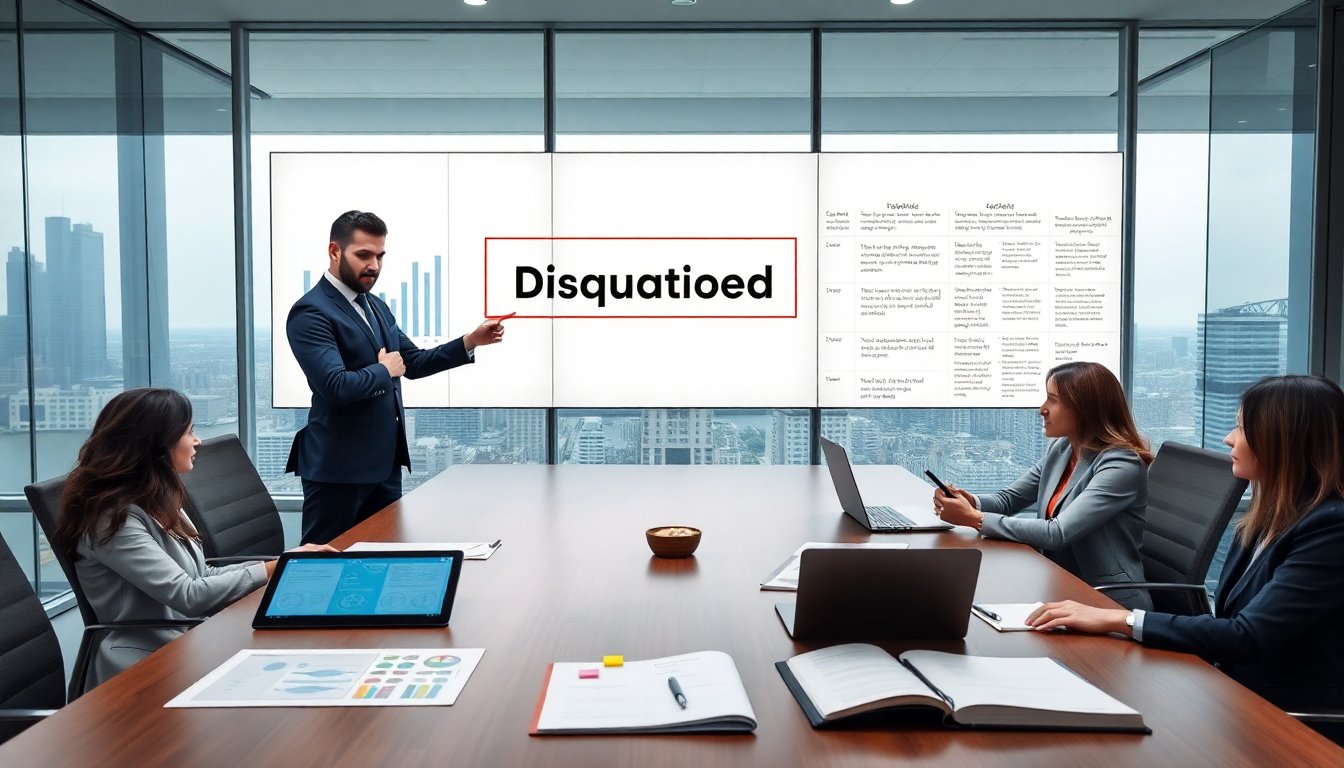 disquantified
